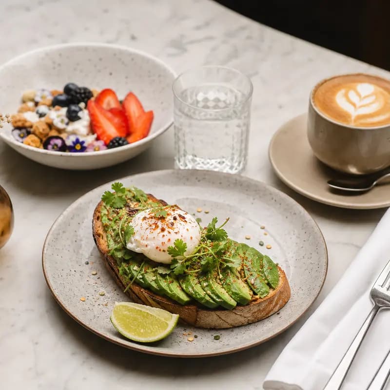 Cafe & brunch menu style
