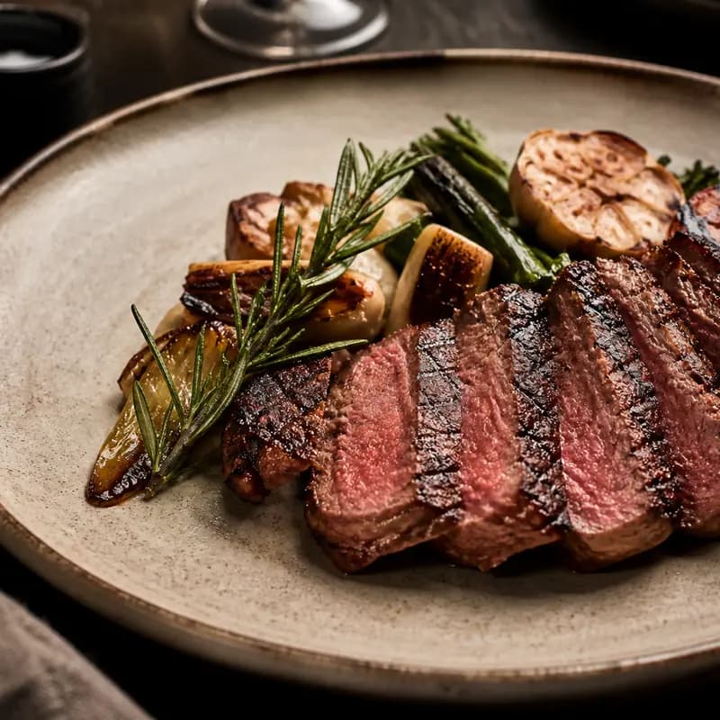 Steakhouse menu style