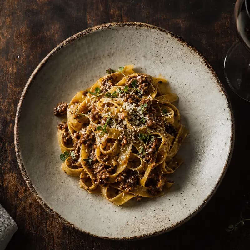 Italian menu style